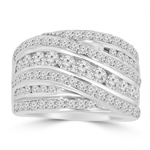 2.10 ct Ladies Round Cut Diamond Anniversary Ring in Prong Setting 2.10 ct Ladies Round Cut Diamond Anniversary Ring in Prong Setting