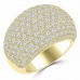 5.25 ct Ladies Round Cut Diamond Anniversary Ring in Yellow Gold 5.25 ct Ladies Round Cut Diamond Anniversary Ring in Yellow Gold