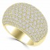 5.25 ct Ladies Round Cut Diamond Anniversary Ring in Yellow Gold 5.25 ct Ladies Round Cut Diamond Anniversary Ring in Yellow Gold