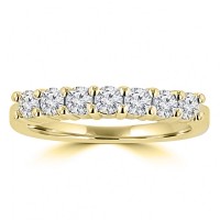 0.50 ct Ladies Round Cut Diamond Wedding Band in 14 kt Yellow Gold 0.50 ct Ladies Round Cut Diamond Wedding Band in 14 kt Yellow Gold
