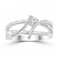 0.25 ct Ladies Round Cut Diamond Anniversary Wedding Band Ring ( G Color SI-1 Clarity)
