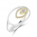 0.42 ct Ladies Two Tone Round Cut Diamond Anniversary Wedding Band Ring ( G-H Color SI-1 Clarity) 0.42 ct Ladies Two Tone Round Cut Diamond Anniversary Wedding Band Ring ( G-H Color SI-1 Clarity)