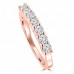 0.50 ct Ladies Round Cut Diamond Wedding Band in 14 kt Rose Gold 0.50 ct Ladies Round Cut Diamond Wedding Band in 14 kt Rose Gold