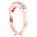 0.50 ct Ladies Round Cut Diamond Wedding Band in 14 kt Rose Gold 0.50 ct Ladies Round Cut Diamond Wedding Band in 14 kt Rose Gold