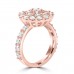 2.61 ct Ladies Round Cut Diamond Anniversary Ring in 14 kt Rose Gold 2.61 ct Ladies Round Cut Diamond Anniversary Ring in 14 kt Rose Gold