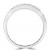 1.16 ct Ladies Pave Set  Round Cut Diamond Anniversary Ring