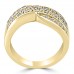 1.25 ct Ladies Round Cut Diamond Anniversary Ring 14 kt Yellow Gold