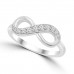 0.16 ct Ladies Round Cut Diamond Anniversary Wedding Band Ring ( G Color SI-1 Clarity)