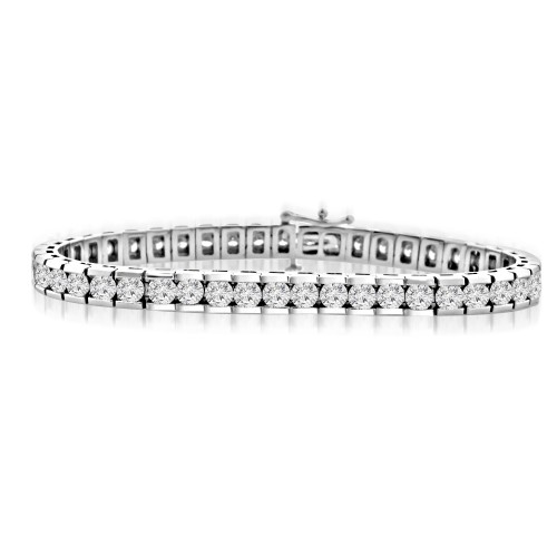 10.15 ct Ladies Round Cut Diamond Tennis Bracelet In Channel Setting 10.15 ct Ladies Round Cut Diamond Tennis Bracelet In Channel Setting