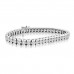 10.15 ct Ladies Round Cut Diamond Tennis Bracelet In Channel Setting 10.15 ct Ladies Round Cut Diamond Tennis Bracelet In Channel Setting