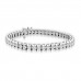 10.15 ct Ladies Round Cut Diamond Tennis Bracelet In Channel Setting 10.15 ct Ladies Round Cut Diamond Tennis Bracelet In Channel Setting