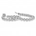 3.00 ct Round Cut Diamond Tennis Bracelet in 14 kt White Gold 3.00 ct Round Cut Diamond Tennis Bracelet in 14 kt White Gold