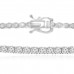 3.25 ct Ladies Round Cut Diamond Tennis Bracelet in 14 kt White Gold 