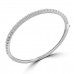 2.00 ct Round Cut Diamond Bangle Bracelet in 14 kt White Gold 2.00 ct Round Cut Diamond Bangle Bracelet in 14 kt White Gold