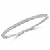 2.00 ct Round Cut Diamond Bangle Bracelet in 14 kt White Gold 2.00 ct Round Cut Diamond Bangle Bracelet in 14 kt White Gold