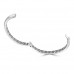 4.10 ct Pave Set Diamond Bangle Bracelet in 14 kt White Gold 4.10 ct Pave Set Diamond Bangle Bracelet in 14 kt White Gold