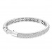 4.10 ct Pave Set Diamond Bangle Bracelet in 14 kt White Gold 4.10 ct Pave Set Diamond Bangle Bracelet in 14 kt White Gold