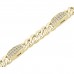 0.36 ct Ladies Cuban Link Round Cut Diamond Tennis Bracelet in 14kt Yellow Gold 0.36 ct Ladies Cuban Link Round Cut Diamond Tennis Bracelet in 14kt Yellow Gold
