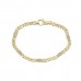 0.36 ct Ladies Cuban Link Round Cut Diamond Tennis Bracelet in 14kt Yellow Gold 0.36 ct Ladies Cuban Link Round Cut Diamond Tennis Bracelet in 14kt Yellow Gold