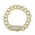 10.15 ct Men's Round Cut Diamond Miami Cuban Link Bracelet in 14 kt Yellow Gold 10.15 ct Men's Round Cut Diamond Miami Cuban Link Bracelet in 14 kt Yellow Gold