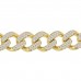 10.15 ct Men's Round Cut Diamond Miami Cuban Link Bracelet in 14 kt Yellow Gold 10.15 ct Men's Round Cut Diamond Miami Cuban Link Bracelet in 14 kt Yellow Gold