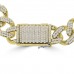 10.15 ct Men's Round Cut Diamond Miami Cuban Link Bracelet in 14 kt Yellow Gold 10.15 ct Men's Round Cut Diamond Miami Cuban Link Bracelet in 14 kt Yellow Gold