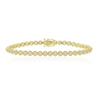 1.15 ct Ladies Round Cut Diamond Tennis Bracelet in 14 kt Yellow Gold 1.15 ct Ladies Round Cut Diamond Tennis Bracelet in 14 kt Yellow Gold