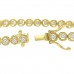1.15 ct Ladies Round Cut Diamond Tennis Bracelet in 14 kt Yellow Gold 