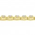 1.15 ct Ladies Round Cut Diamond Tennis Bracelet in 14 kt Yellow Gold 