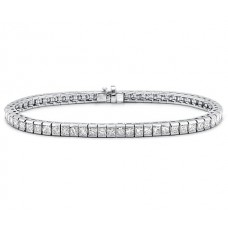 3.00 ct Princess Cut Diamond Tennis Bracelet in Channel Setting 3.00 ct Princess Cut Diamond Tennis Bracelet in Channel Setting
