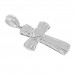 5.25 ct t.w. Men's Princess Cut invisible Set Diamond Cross Pendant 5.25 ct t.w. Men's Princess Cut invisible Set Diamond Cross Pendant