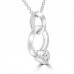 0.26 ct Diamond Pendant Necklace (G-H Color SI-2 I-1 Clarity) in 14 kt Rose Gold 0.26 ct Diamond Pendant Necklace (G-H Color SI-2 I-1 Clarity) in 14 kt Rose Gold