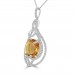 6.69 Ct Round Cut Diamond Oval Shape Morganite Pendant Necklace (G-H Color SI-2 I-1 Clarity) in 14 kt Rose Gold 6.69 Ct Round Cut Diamond Oval Shape Morganite Pendant Necklace (G-H Color SI-2 I-1 Clarity) in 14 kt Rose Gold