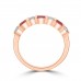 0.48 ct Round Cut Diamond & Ruby Wedding Band Ring in 14k Yellow Gold 0.48 ct Round Cut Diamond & Ruby Wedding Band Ring in 14k Yellow Gold