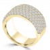 3.25 ct Ladies Round Cut Diamond Anniversary Wedding Band Ring 14 kt Yellow Gold 3.25 ct Ladies Round Cut Diamond Anniversary Wedding Band Ring 14 kt Yellow Gold