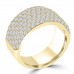 3.25 ct Ladies Round Cut Diamond Anniversary Wedding Band Ring 14 kt Yellow Gold 3.25 ct Ladies Round Cut Diamond Anniversary Wedding Band Ring 14 kt Yellow Gold