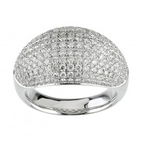 5.00 ct Ladies Round Cut Diamond Anniversary Ring In Pave Setting 5.00 ct Ladies Round Cut Diamond Anniversary Ring In Pave Setting