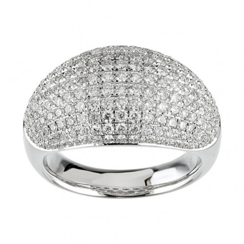 5.00 ct Ladies Round Cut Diamond Anniversary Ring In Pave Setting 5.00 ct Ladies Round Cut Diamond Anniversary Ring In Pave Setting