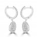 2.26 Ct Ladies Round Cut Diamond Drop Earrings 2.26 Ct Ladies Round Cut Diamond Drop Earrings