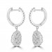 2.26 Ct Ladies Round Cut Diamond Drop Earrings 2.26 Ct Ladies Round Cut Diamond Drop Earrings