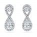 3.50 ct Ladies Round Cut Diamond Drop Earrings 3.50 ct Ladies Round Cut Diamond Drop Earrings