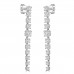 3.60 ct Ladies Round Cut Diamond Drop Earrings In 14 Kt White Gold 3.60 ct Ladies Round Cut Diamond Drop Earrings In 14 Kt White Gold