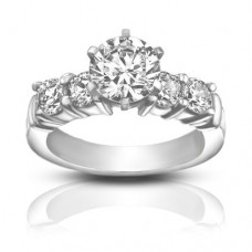 1.70 ct Women's Round Cut Diamond Engagement Accented Ring 1.70 ct Women's Round Cut Diamond Engagement Accented Ring