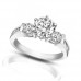 1.74 ct Ladies Round Cut Diamond Engagement Ring in Channel Setting