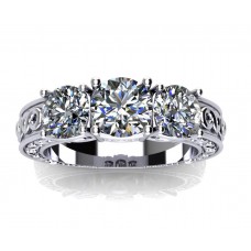 2.05 Ct Ladies Round Cut Diamond Engagement Ring 2.05 Ct Ladies Round Cut Diamond Engagement Ring