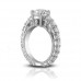 2.25 ct Ladies Round Cut Diamond Accented Engagement Ring 2.25 ct Ladies Round Cut Diamond Accented Engagement Ring