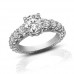 2.25 ct Ladies Round Cut Diamond Accented Engagement Ring 2.25 ct Ladies Round Cut Diamond Accented Engagement Ring