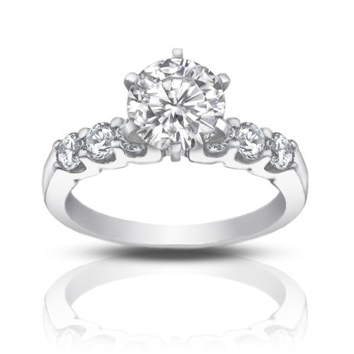 1.25 ct Ladies Round Cut Diamond Engagement Ring 1.25 ct Ladies Round Cut Diamond Engagement Ring