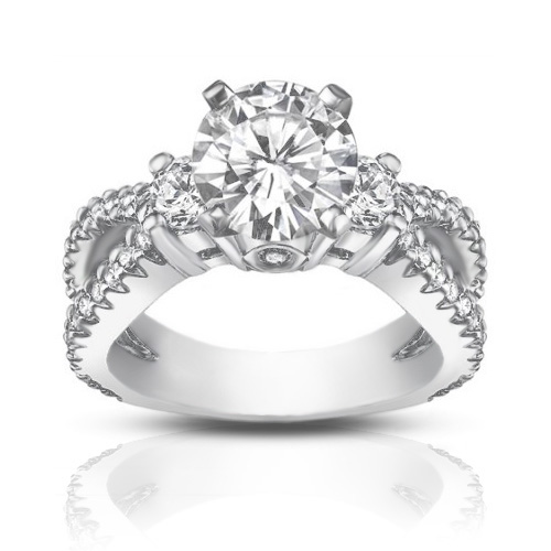 1.75 ct Ladies Round Cut Diamond Engagement Ring 1.75 ct Ladies Round Cut Diamond Engagement Ring