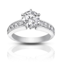 1.35 ct Ladies Round cut Diamond Engagement Ring 1.35 ct Ladies Round cut Diamond Engagement Ring